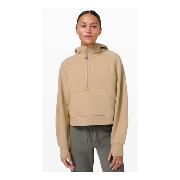 Lululemon Scuba Oversized 1/2 Zip in Trench - Picture 1 of 9